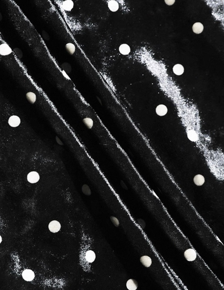 Velvet Dot Dress
