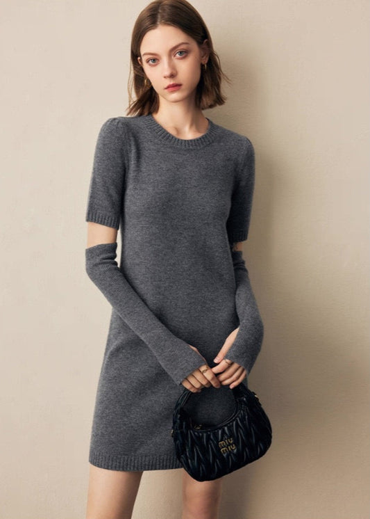 Wool 2-Way Knit Dress