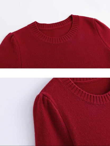 Wool 2-Way Knit Dress