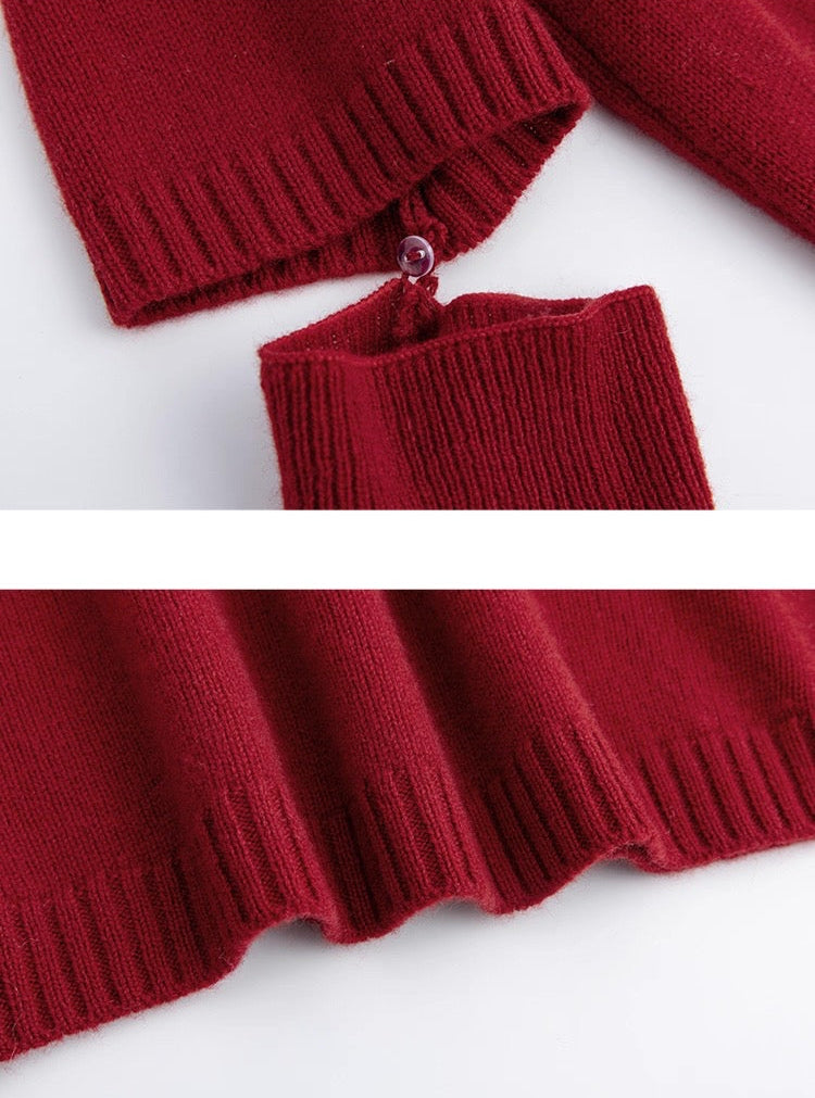 Wool 2-Way Knit Dress