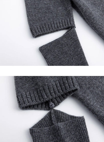 Wool 2-Way Knit Dress