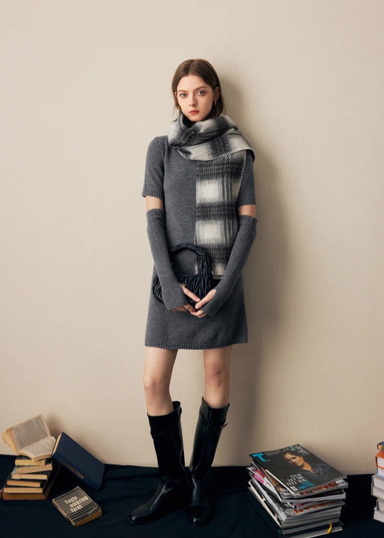 Wool 2-Way Knit Dress