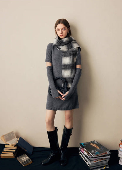 Wool 2-Way Knit Dress