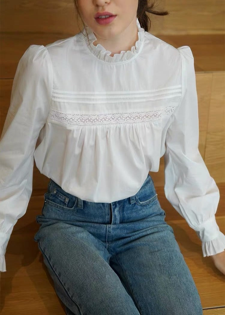 AMIE COLLAR BLOUSE