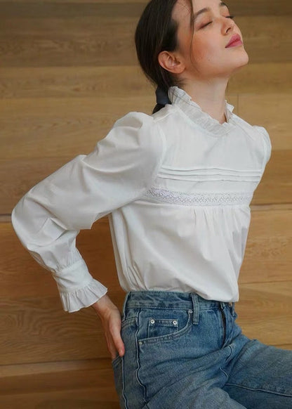 AMIE COLLAR BLOUSE