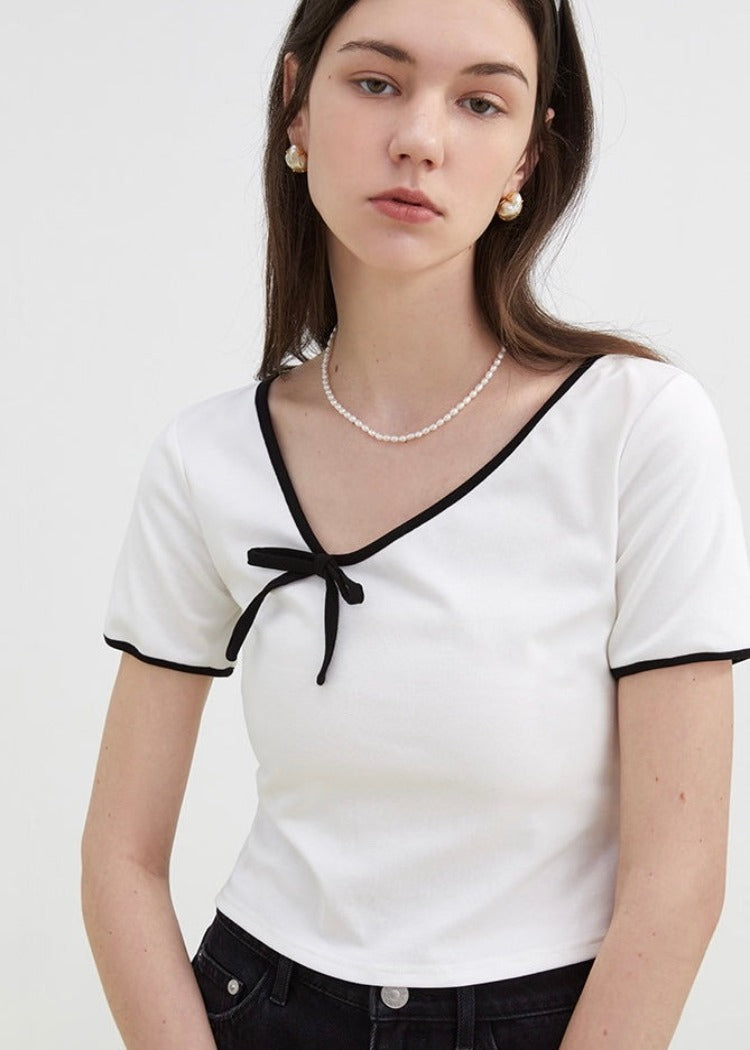 ASYMMETRY TIE TOP