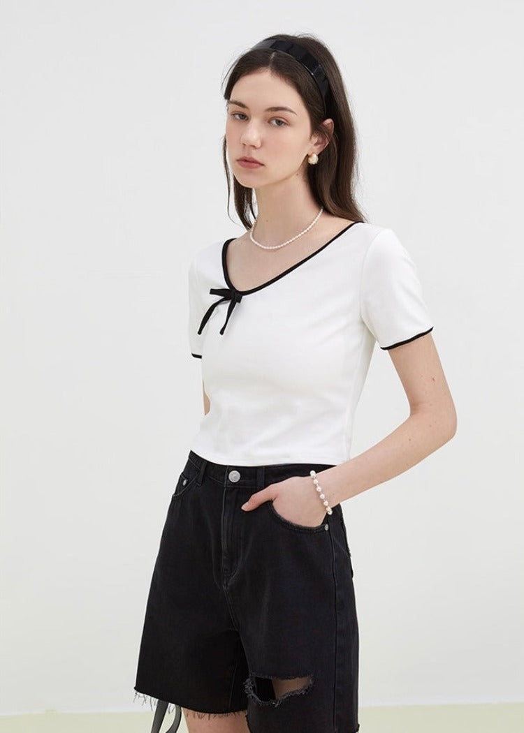 ASYMMETRY TIE TOP