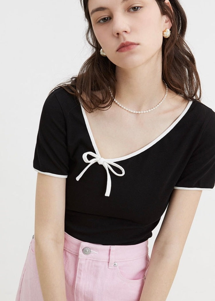 ASYMMETRY TIE TOP