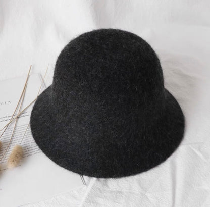 WOOL BLEND BUCKET HAT