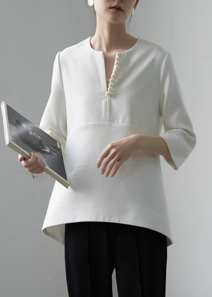 CHUNKY PEARL BLOUSE