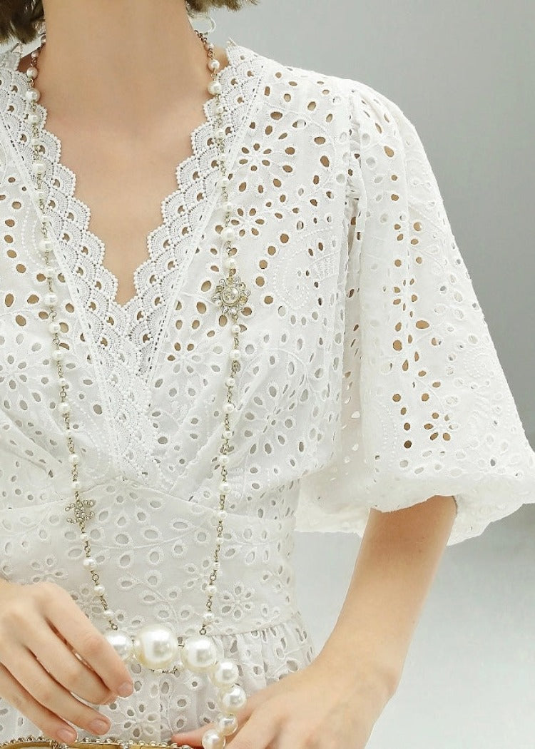 COTTON LACE DRESS