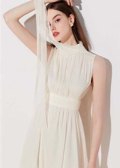 Chiffon Creamy Dress