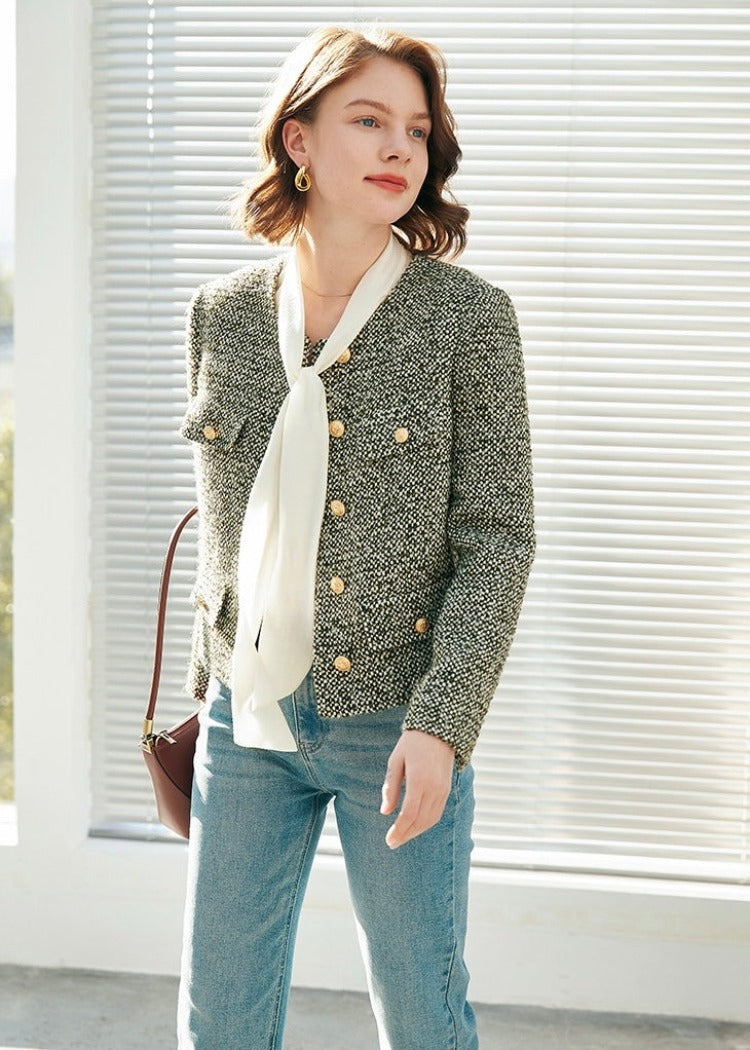 Colored Tweed Jacket