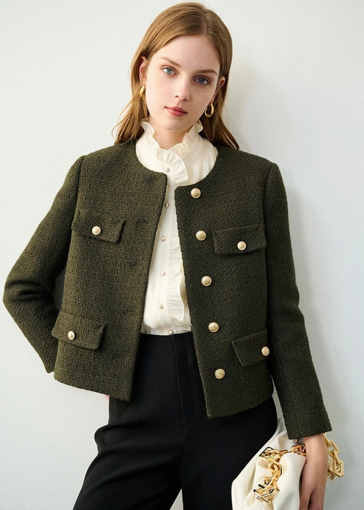 Colored Tweed Jacket
