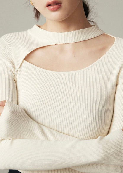 Cutout Knit Top