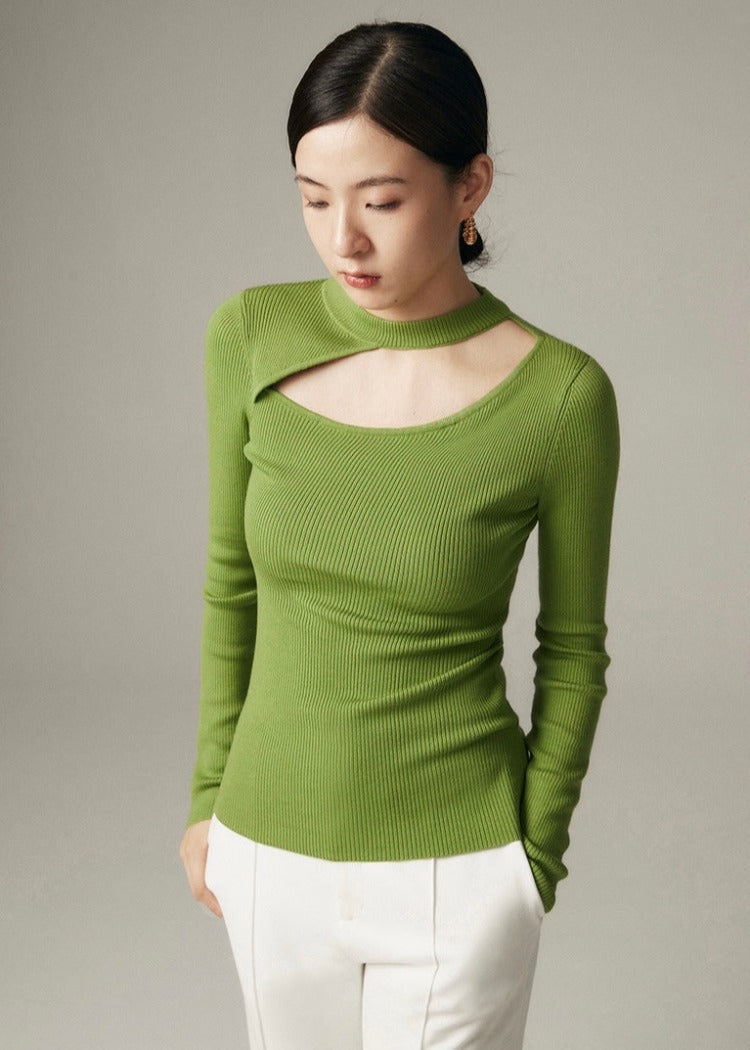 Cutout Knit Top