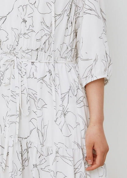 FLOWY PRINTED DRESS