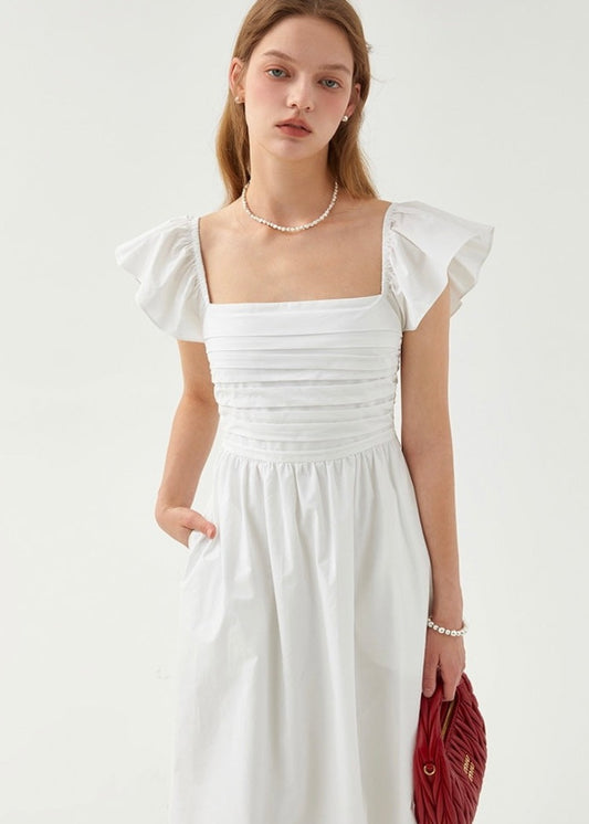 Gather Frilled Dress