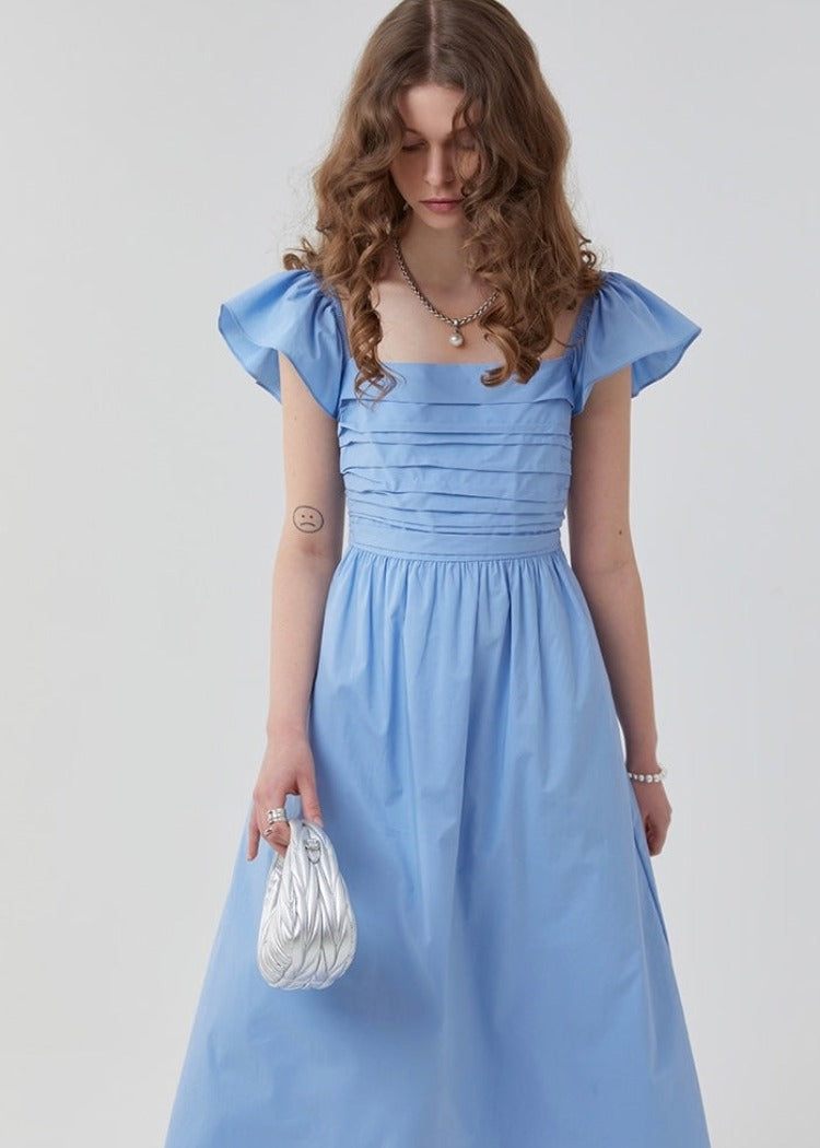 Gather Frilled Dress