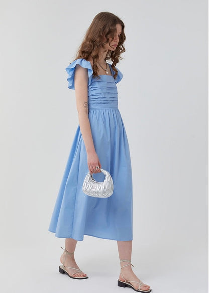 Gather Frilled Dress