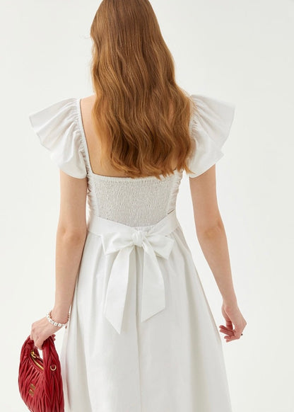 Gather Frilled Dress