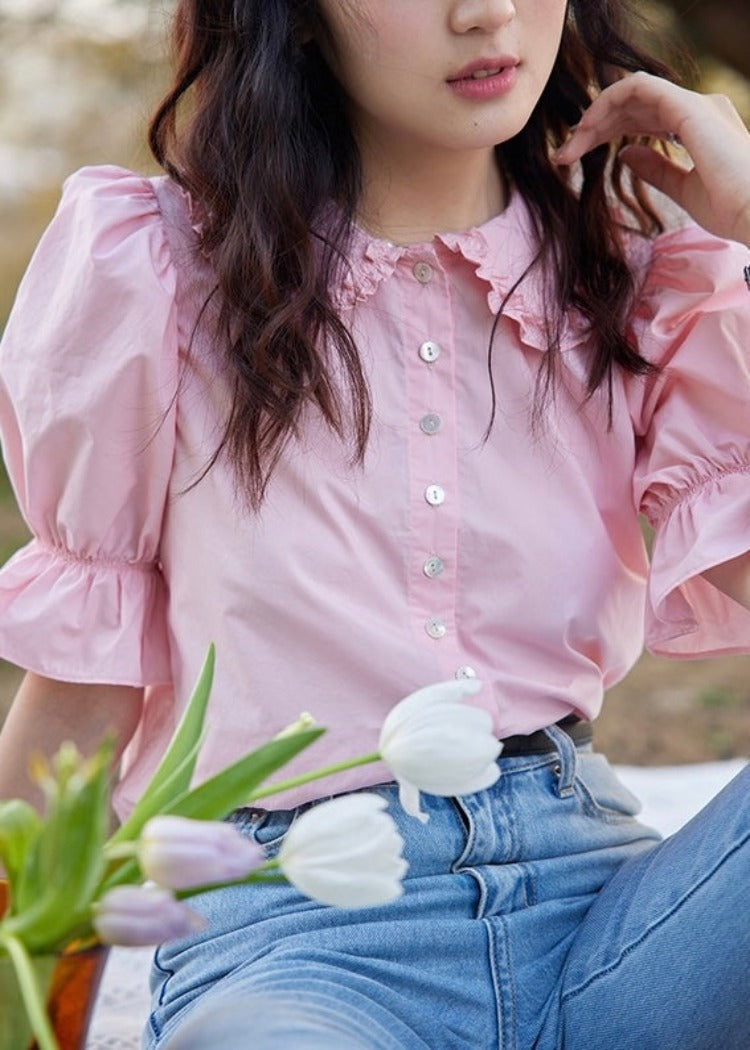 RUFFLE BLOUSE