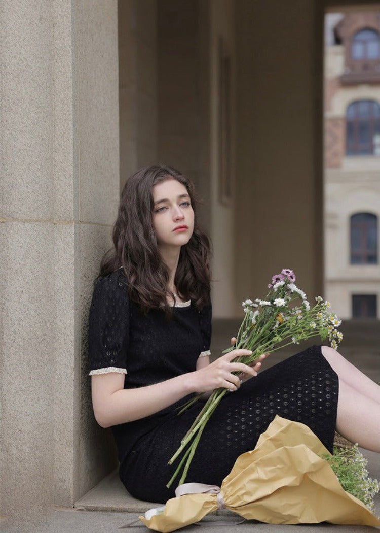 French Black Dress