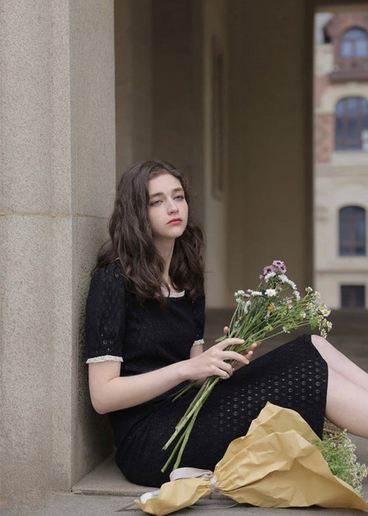 French black dress