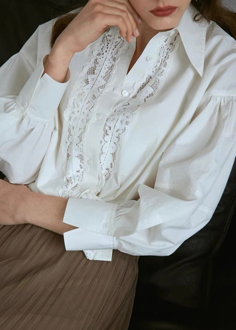 White Lace Shirt