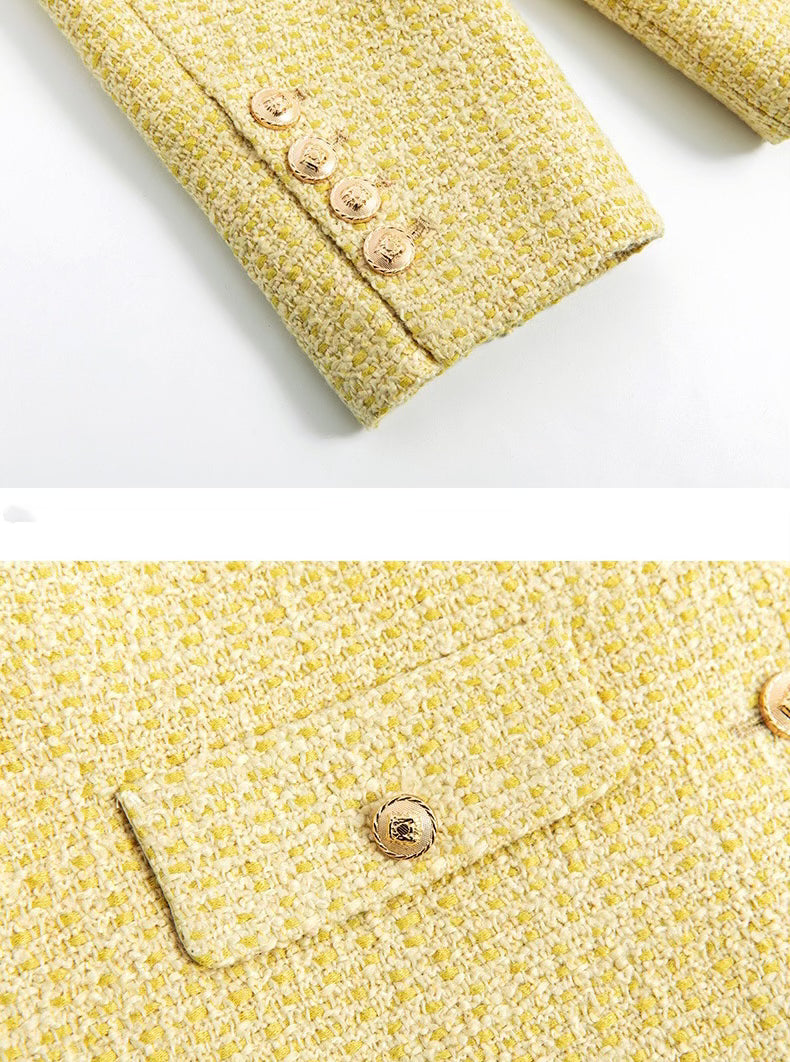 Colored Tweed Jacket